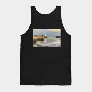 Maryport Harbour Entrance At Low Tide Tank Top